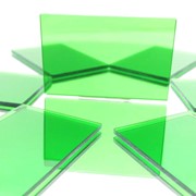 Монолитный поликарбонат МОНОГАЛЬ Зеленый 3 мм (3,05х2,05 м) фотография