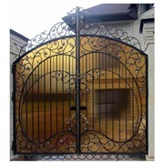 Красивые ворота кованые в Старом Осколе -от ЗДК