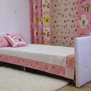 Комплект для детской Розовые домики-птички фото