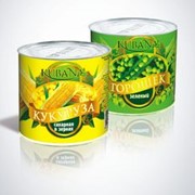 Горошек зеленый консервированный “КУБАНА“ (ГОСТ) фото
