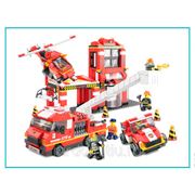 Конструктор m38-b0227 “пожарные спасатели“ (745 дет) в коробке 49*38*7см (835505) фотография