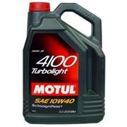 Моторное масло MOTUL 4100 Turbolight 10W40 4л фото