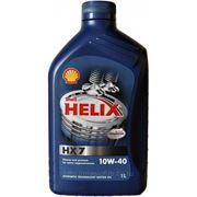 Полусинтетическое моторное масло Shell Helix HX7 10W-40 1 л фото