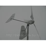 Ветровой генератор мощностью 1 кВт с двойным хвостовым оперением и лопатками генератора (3 шт) фото