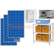 Солнечная электростанция для дома 690Вт 4.5кВт МАП SIN Pro 24В 450 А*ч фото