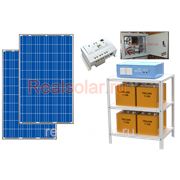 Солнечная электростанция для дома 460Вт 2кВт МАП SIN Pro 24В АКБ 450 а*ч фото