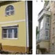 Окраска фасада дома фото
