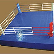 Ринг боксерский 6х6 м на помосте 7х7х0,5 м (монтажный размер 7х7 м) фото