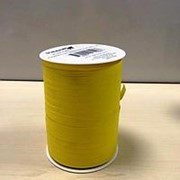 Лента Stewo, бобина, двустороннее тиснение структуры под бумагу, 10 мм х 250 м, Матовый желтый
