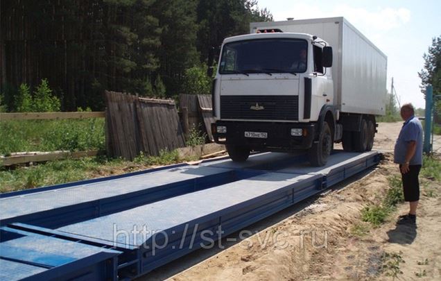 Картинка специальных весов для взвешивания груженых камазов для конкурса