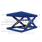 Подъемный стол DorHan г/п 1000 кг, высота подъема 1300 мм, размеры 2000х2500 мм фотография