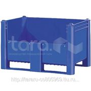 Пластиковый контейнер (Box Pallet) (с полувырезом) фото