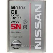 Моторное масло NISSAN 0W20 EXTRA SAVE X SN 4л фото