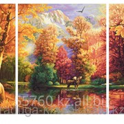 Картина стразами Осень 20*50-2шт, 40*50-1шт фото