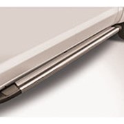 Пороги Suzuki SX4 2013–наст. время (алюминиевые серебристые Luxe Silver) фото