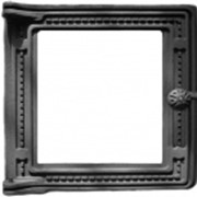 Дверка топочная крашенная со стеклом ДТ-4С фотография