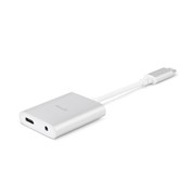 Адаптер Moshi USB-C Digital Audio Adapter with Charging (Universal) - Silver фотография