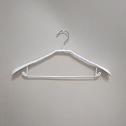 Вешалка-плечики для одежды, комбинированная, белая WL142-1(white) фото