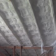 Пенополиуретан ППУ напыляемая бесшовная теплоизоляция Утепление балконы ангары подвалы стены потолок крыши фото