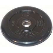 Диск обрезиненный черный MB Barbell d-31mm 5кг