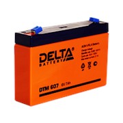 Аккумулятор Delta AGM-DTM 6V 7A фото