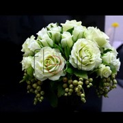 Белые розы и смородина G-0004 фото