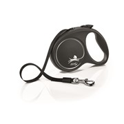flexi flexi рулетка-ремень для собак, черная (50кг, 5м)