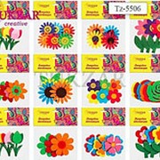 Аппликация 136216 Tukzar Tz 5506 (136209) фетровая "Цветы" 3 шт. в упак.цветная ( уп.1 шт.)