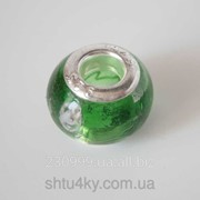 Бусина Pandora в зеленом цвете P4260890 фото