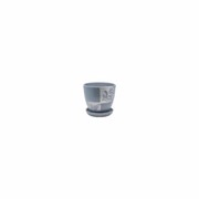 Керамический горшок с подставкой, 2,4л., серебристый Артикул BH-13-2 фото