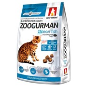 Полнорационный сухой корм для взрослых кошек Zoogurman, Океаническая рыба/Ocean fish, 1.5кг (Зоогурман)