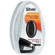 Губка-блеск Silver-Premium с дозатором силикона/антистатик (6мл.) черн. фото