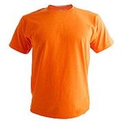 Футболка мужская х/б150,оранжевый, размер 46 фото
