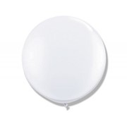 Шар латексный круглый без рисунка 8 250см Белый фотография