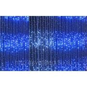 Светодиодная гирлянда “Водопад“ 2х3 метра LED 1200 Синий фото