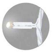 Плей-лайт LED Бахрома 180 (30*6) б/пров. 240V (белый) фото