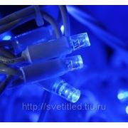 Светодиодная гирлянда “Стринг Лайт“ статическая 100LED 10 метров. Синий IP20 фото