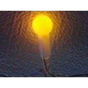 Гирлянда LED с шариками желтая 10м 240V фото