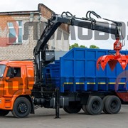 Камаз 65115 с г/м Hiab 10000XG (Ломовоз)