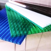 Сотовый поликарбонат KINPLAST Зеленый 10 мм (2,1*6 м) фотография