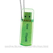 Silicon Power Helios 101 Накопитель USB 2.0 64GB Зеленый (арт. SP064GBUF2101V1N)