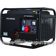 Генератор бензиновый Hyundai HY7000SE-3, 400 В, 5.0 кВт, электростартер, 92 кг, professional