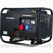 Генератор бензиновый Hyundai HY9000SE-3, 400 В, 6.0 кВт, электростартер, 92 кг, professional
