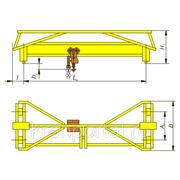 Кран мостовой ручной однобалочный опорный