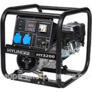 Генератор бензиновый Hyundai HY3200, 230 В, 2.5 кВт, ручной запуск, 39 кг, professional фотография