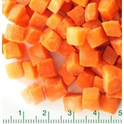 Морковь замороженная, кубик 10*10 мм фото