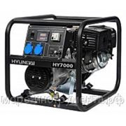 Генератор бензиновый Hyundai HY7000, 230 В, 5.0 кВт, ручной запуск, 64 кг, professional фото