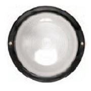 Светильник НПП 2602А черный/круг без решетки пластик 60Вт IP54ИЭК фото