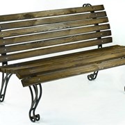 Кованая садовая скамейка “Крещатик“ (L = 1500 mm) фото