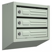 Вертикальный почтовый ящик Витерит-С-3, серый фото